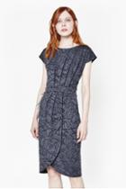 French Connection Shatter Jacquard Satin-jersey Dress