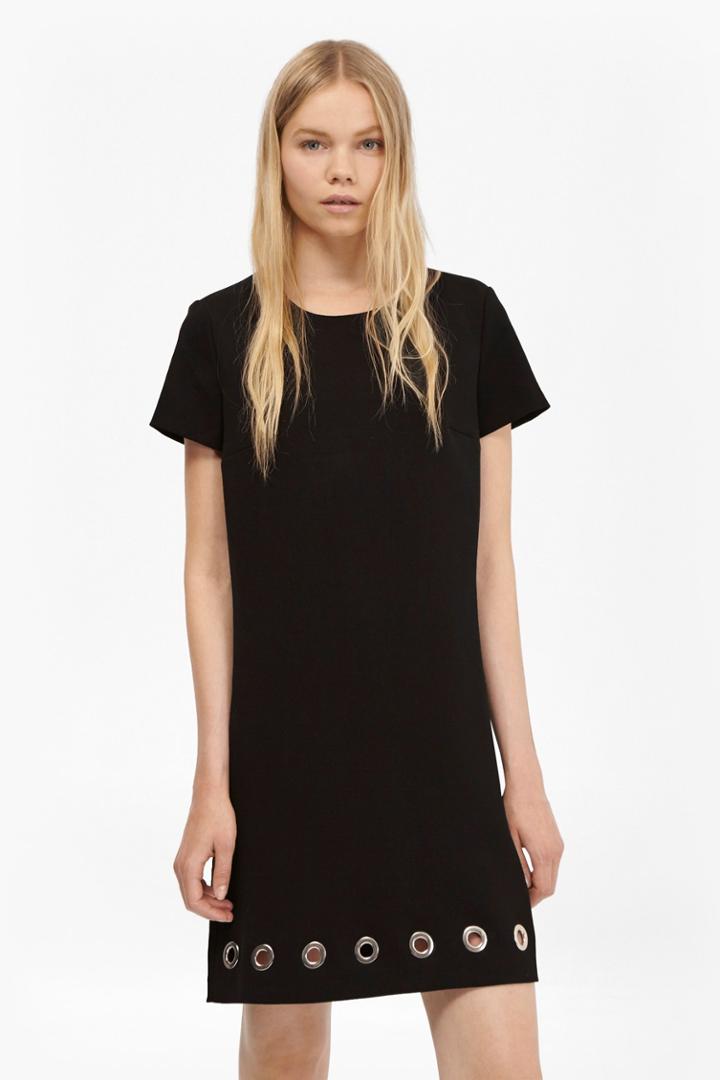 French Connection Sundae Suiting Eyelet Tunic Dress