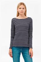 French Connenction Tim Tim Long Sleeve Striped Top