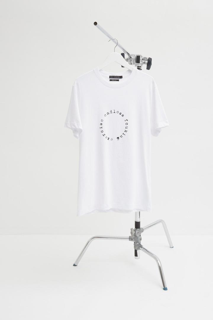 French Connenction Fcuk Exercise Slogan T-shirt