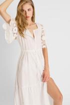 French Connection Cecily Broderie Anglaise Maxi Dress