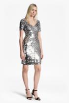 French Connection Snow Sequins Bodycon Dress