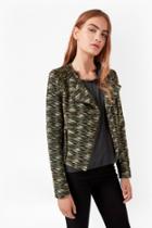 French Connection City Camo Biker Jacket