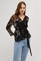 French Connenction Elayna Lace Waterfall Jacket