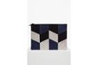 French Connection Oversized Patchwork Suede Clutch