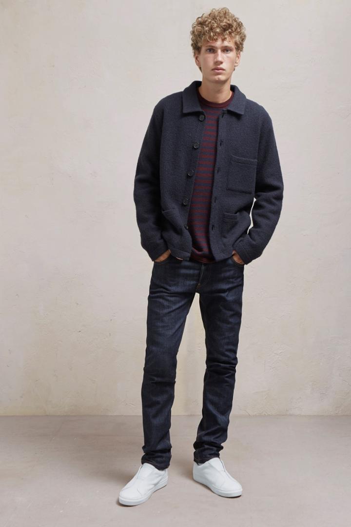 Fcus Boiled Wool Shirt Jacket