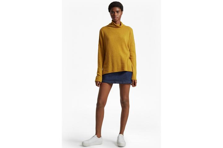 French Connection Bea Cashmere High Neck Jumper