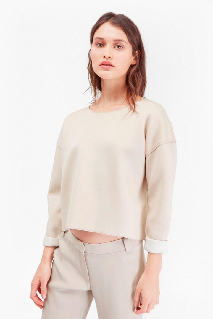 French Connection Zanzi Scuba Sweatshirt