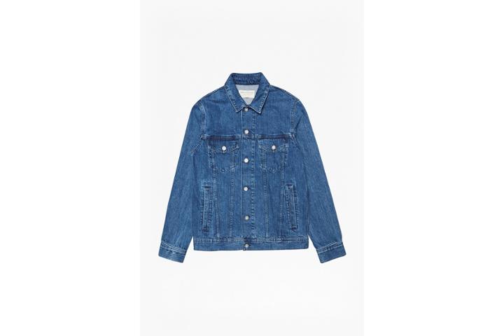 French Connection Bleached Denim Jacket