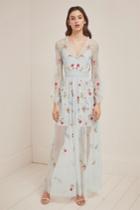 Fcus Christy Bloom Embroidered Maxi Dress