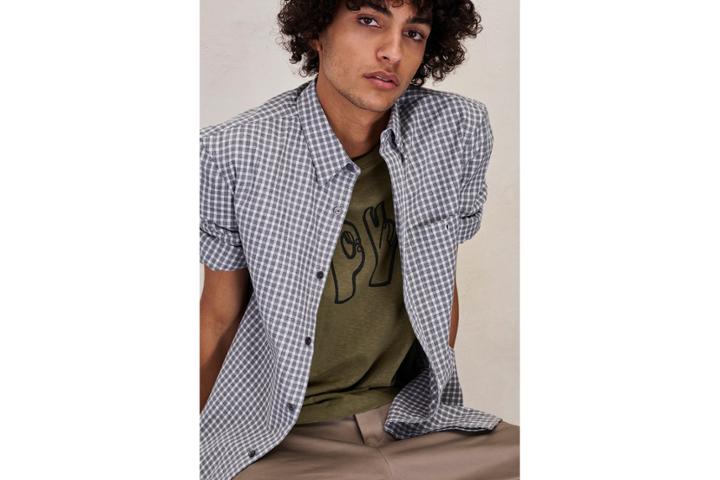 French Connection Hornblendite Grindle Checked Shirt