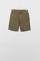 French Connenction Inter Peach Drill Shorts