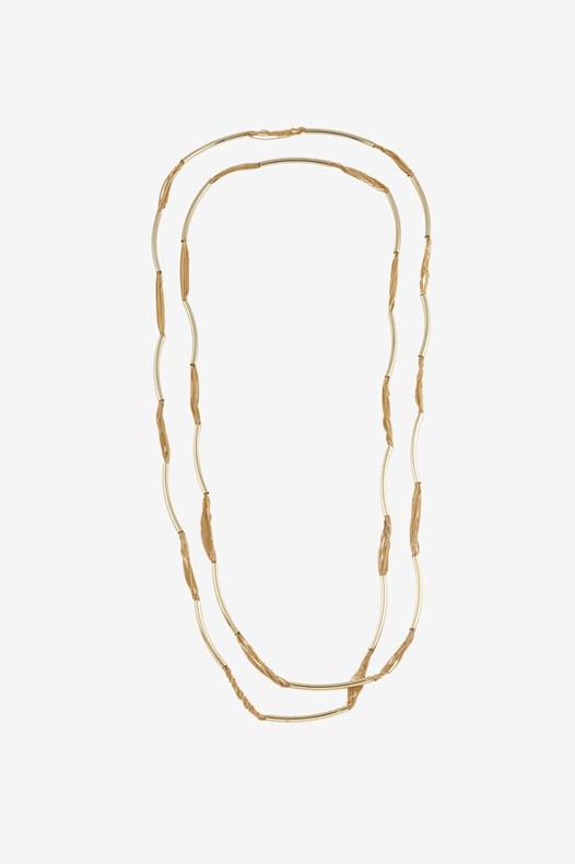 French Connection Tube Illusion Necklace