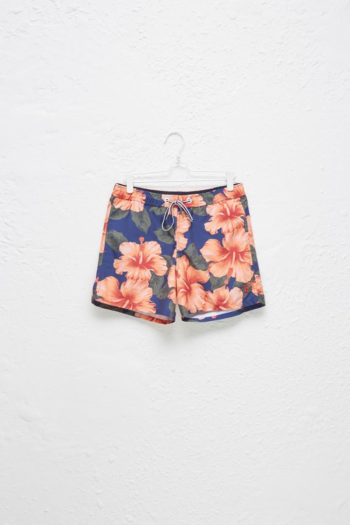 French Connenction Wela Hawaiian Swim Shorts