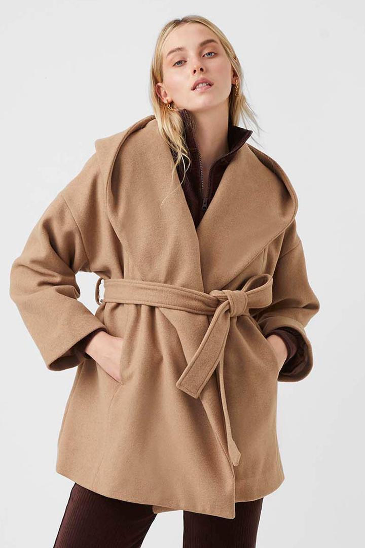 French Connection Favan Hooded Coat