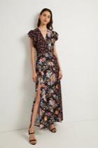 Fcus Bridget Crepe Mix Print Dress