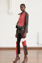 Fcus Evia Leather Biker Trousers