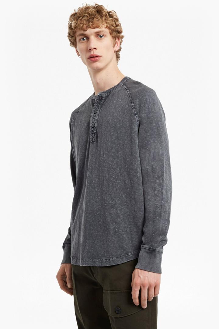 Fcus Garment Dyed Slub Jersey Top