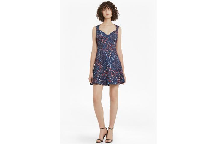 French Connection Frances Printed Cotton Dress