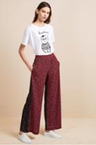 Fcus Aubine Drape Floral Trousers