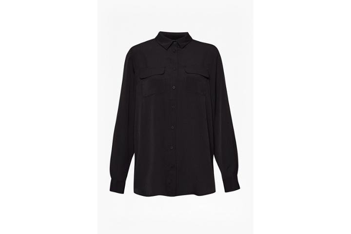 French Connection Crepe Light Front Pockets Shirt