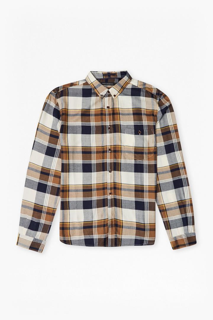 French Connection Rayon Shirting Check Shirt