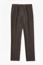 French Connection Washed Herringbone Tweed Pants