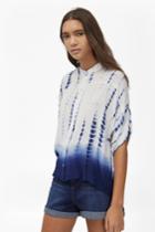 French Connection Holiday Wave Tie Dye Shirt
