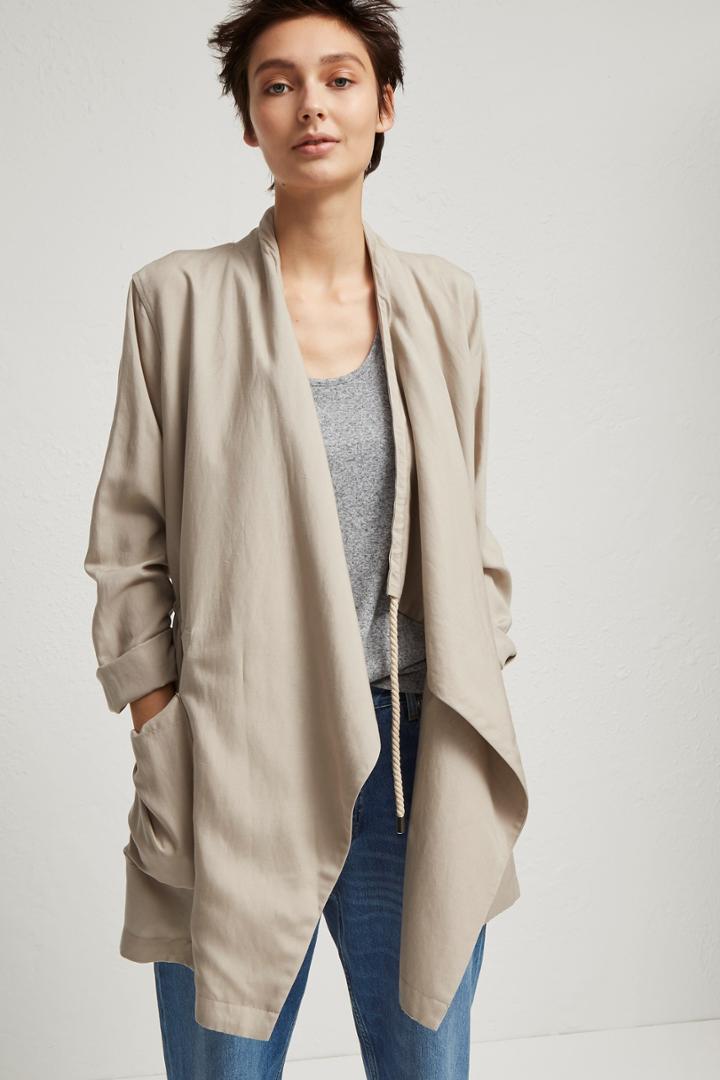 Fcus Ellesmere Drape Drawstring Utility Jacket
