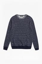 French Connection Plaited Stripe Knitted Jumper