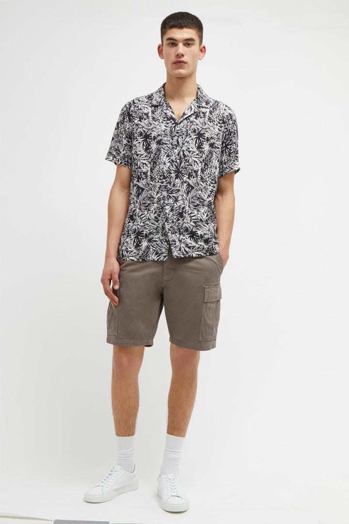 French Connenction Paikau Palm Print Shirt