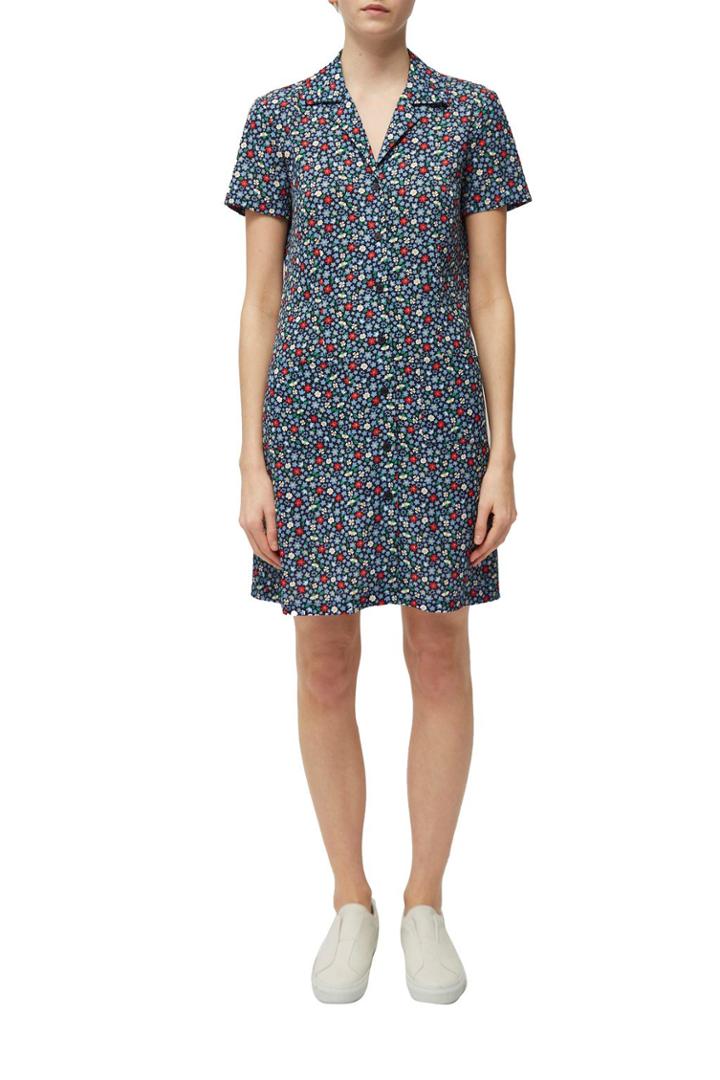 French Connenction Eden Crepe Shirt Dress
