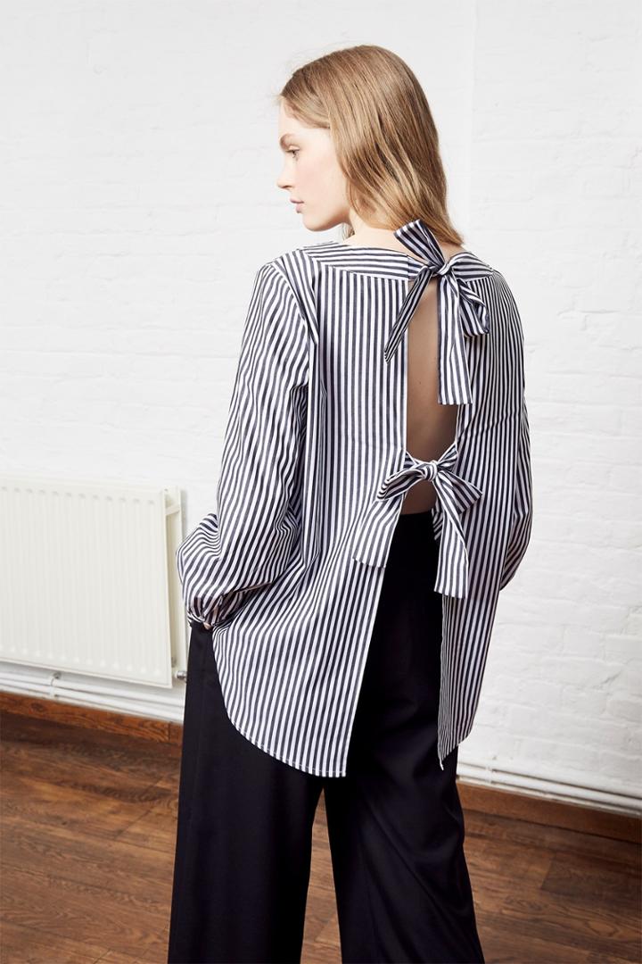 Fcus Sardinia Stripe Square Neck Top
