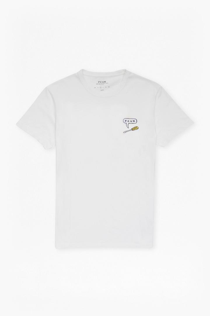 French Connection Screwdriver Graphic Back T-shirt