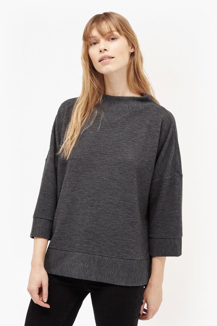 Fcus Sudan Marl Rib Oversized Top