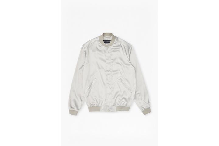 French Connection Souvenir Sateen Bomber Jacket