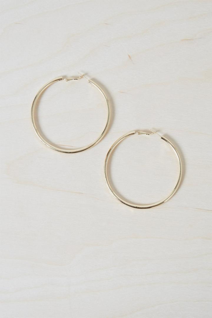 Fcus Chunky Geo Hoop Earrings