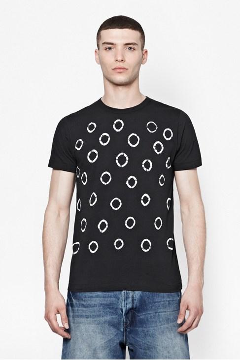 French Connection Hoop Tie Dye T-shirt