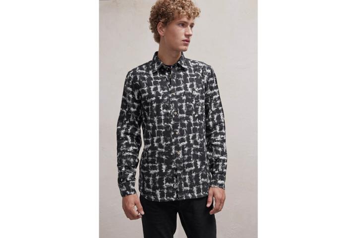 French Connection Chaos Check Flannel Shirt