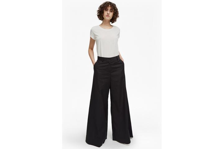 French Connection Ria Cotton Flare Trousers