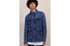 French Connection Track Stretch Denim Jacket