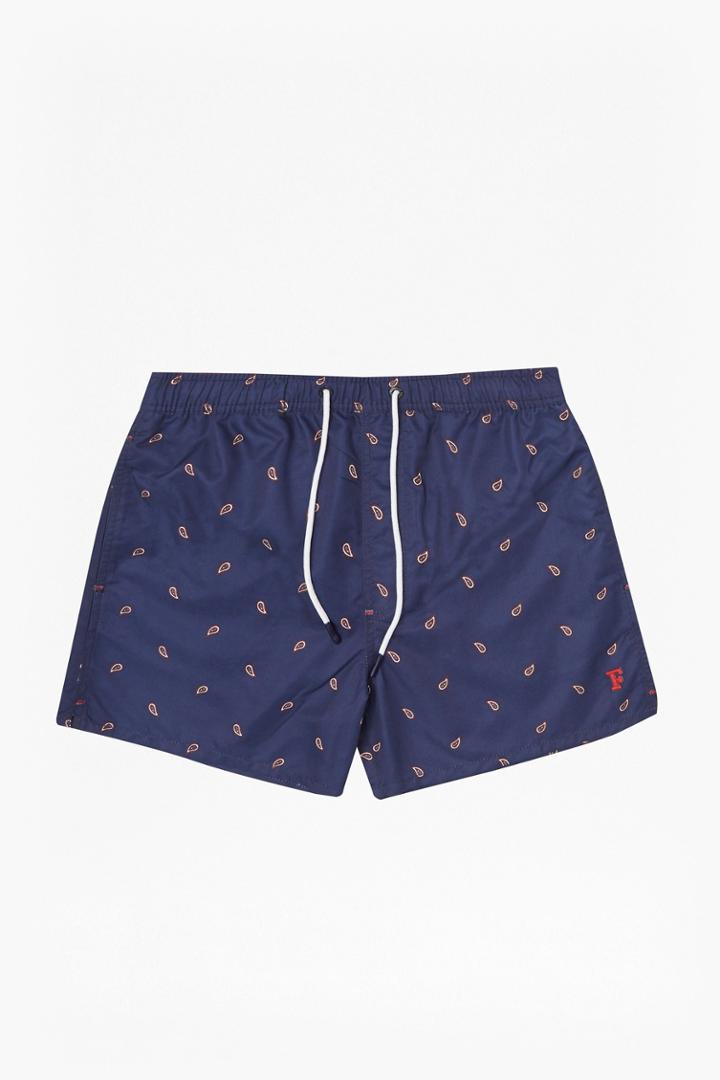 French Connection Sachin Paisley Swim Shorts