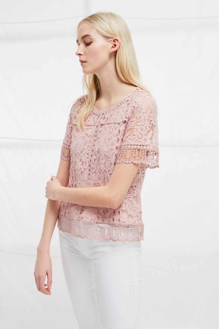 French Connection Arta Lace Tee
