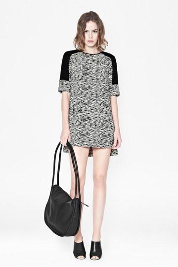 French Connection Sahara Wave Texture Dress