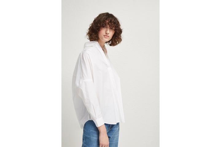 French Connection Rhodes Poplin Popover Shirt