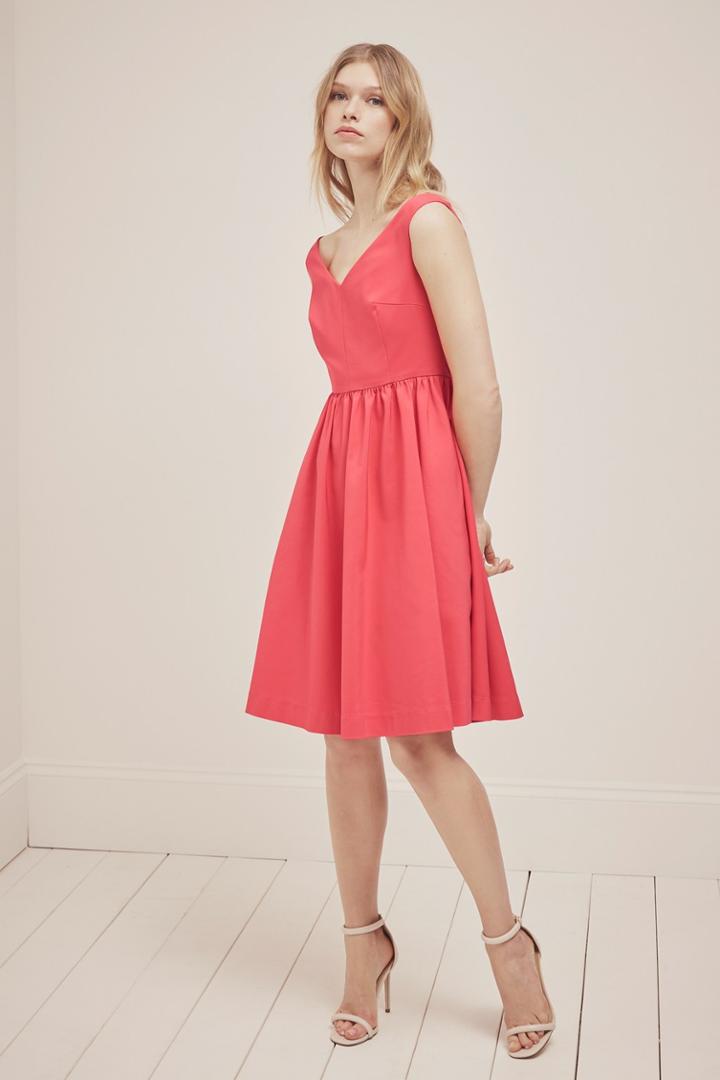 French Connenction Glass Stretch Bardot Dress