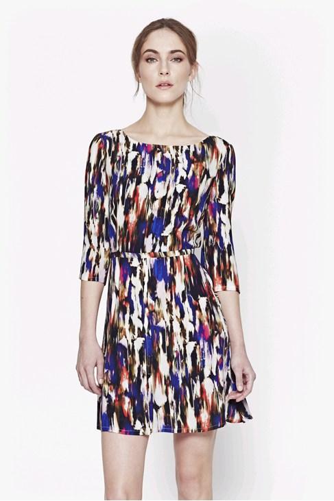 French Connection Record Ripple Drape Dress
