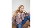 French Connection Elao Voile Cold Shoulder Top