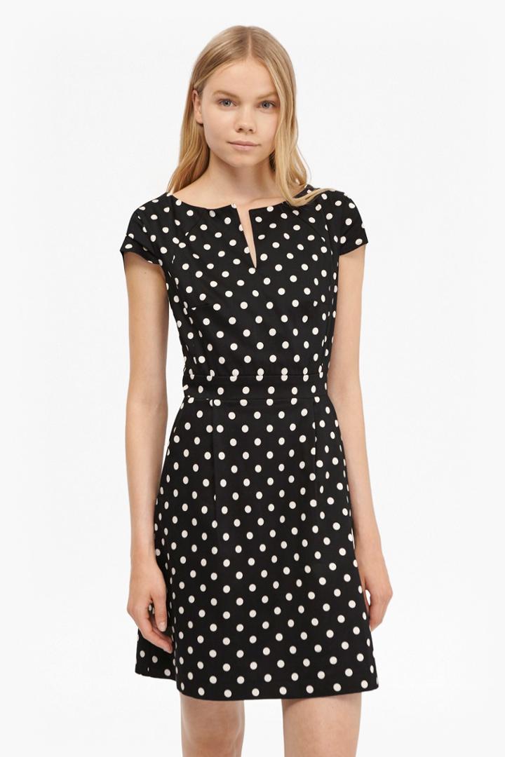 French Connection Dotty Spot Cotton Mini Dress