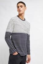 French Connenction Tim Stripe Crew Neck Top